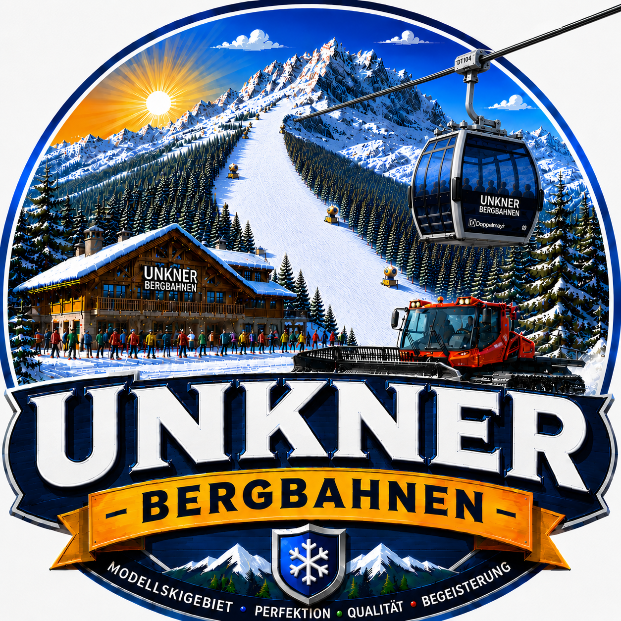 Panoramabild Unkner Bergbahne 